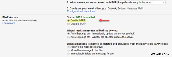 OutlookがGmailに接続できず、パスワードを要求し続ける 