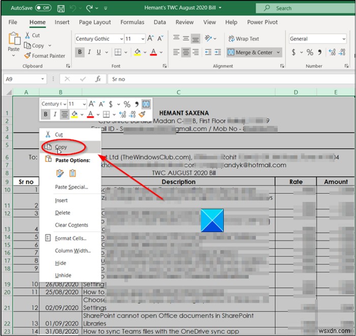 Excelでソースから別のスプレッドシートに列幅をコピーする方法 