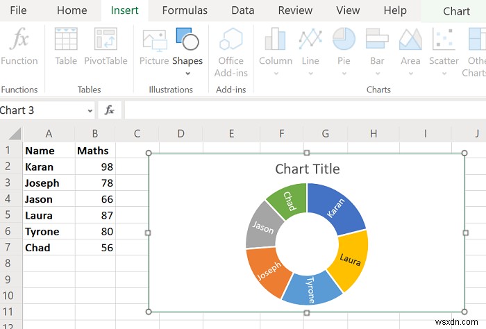 Excelで円グラフを作成する方法 