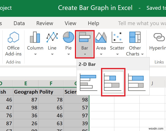 Excelで棒グラフまたは縦棒グラフを作成する方法 