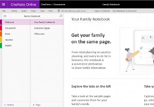 Microsoftファミリー機能でOneNoteノートブックを家族と共有する方法