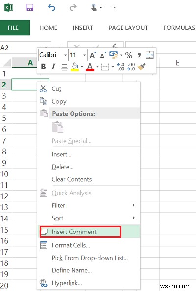 Excelでコメントに画像を挿入する方法 