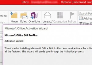 Officeアプリで表示されるMicrosoft 365「ライセンスされていない製品」エラーの解決方法