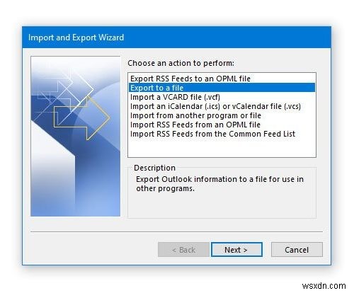 Windows11/10でCSVファイルにOutlookカレンダーをエクスポートする方法 