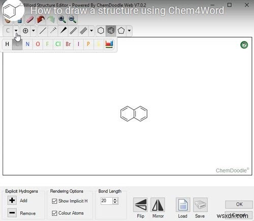 Chem4Wordは、MicrosoftWord用の化学アドインです。 