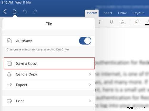 iPadのDropboxにMicrosoftOfficeファイルを保存する方法 