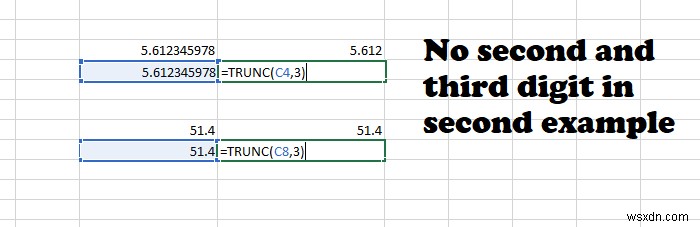 MicrosoftExcelでTRUNC関数を使用する方法 