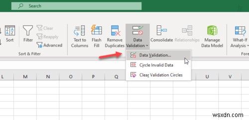ExcelおよびGoogleスプレッドシートでドロップダウンリストを作成する方法 