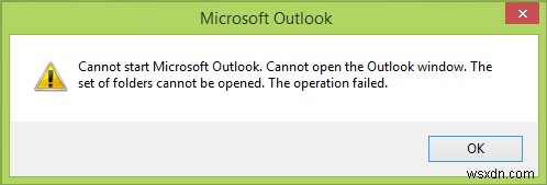 Microsoft Outlookを起動できない、Outlookウィンドウを開くことができない 