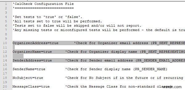 Outlookカレンダーチェックツール（CalCheck）は、エントリに関する問題を報告します 