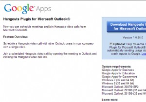 MicrosoftOutlook用のGoogleMeetアドイン 