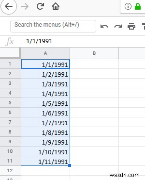 Excelで2つの日付の間のすべての日付を抽出して一覧表示する方法 