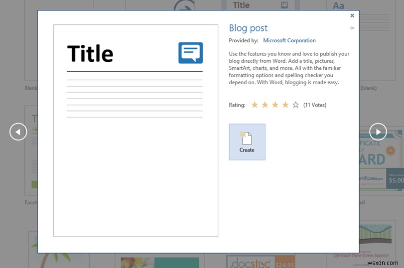 MicrosoftWordを使用してブログ投稿を公開する方法 