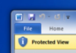 MicrosoftOfficeの保護されたビューとトラストセンターとは 