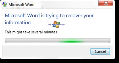 修正MicrosoftWordがWindowsコンピュータで動作しなくなった 