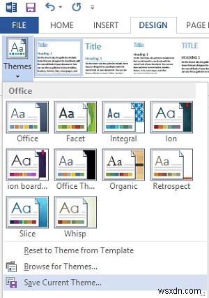 カスタマイズ、テーマの色の変更、MicrosoftOfficeのデフォルトフォント 
