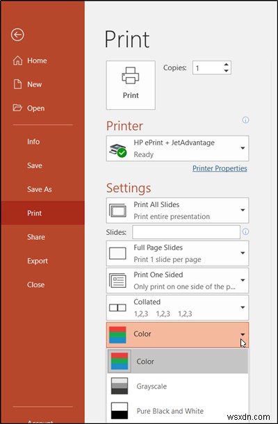 スピーカーノートを使用してPowerPointスライドを印刷する方法 