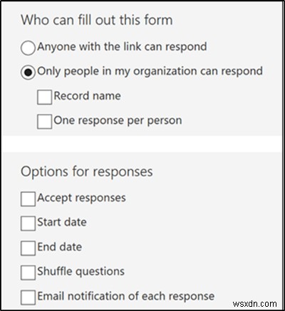 Microsoft Formsでフォームを作成し、その設定を調整する方法 