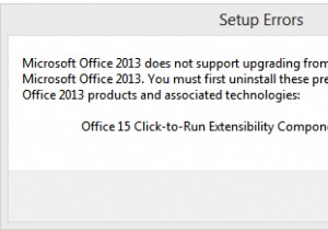 「Office Click-to-Run拡張性コンポーネント」エラーでOfficeがインストールできないときの解決策