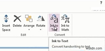 OneNoteで手書きをテキストに変換する方法 