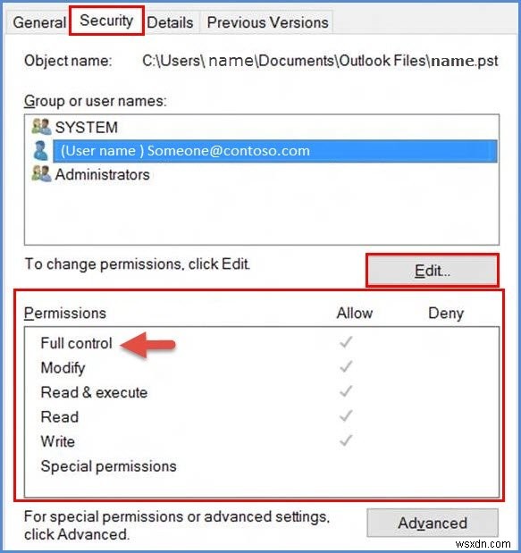 PSTファイルにアクセスできないか、Windows10でOutlookを起動できません 