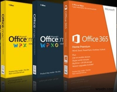 Microsoft Office for MacとWindows–違い 