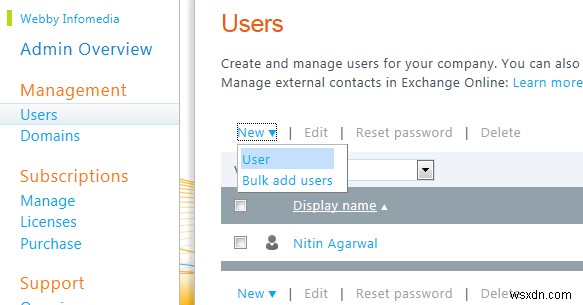 Office365で管理者アカウントを使用して新しいユーザーを追加する方法 