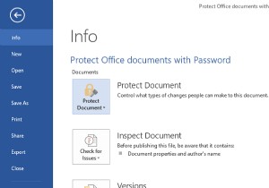 MicrosoftOfficeドキュメントをパスワードで保護する方法 