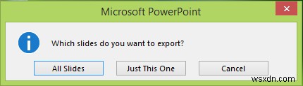 PowerPointプレゼンテーションスライドを高解像度画像として保存する 