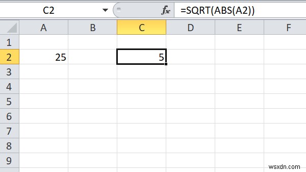 Excelで数値の平方根を見つける方法 