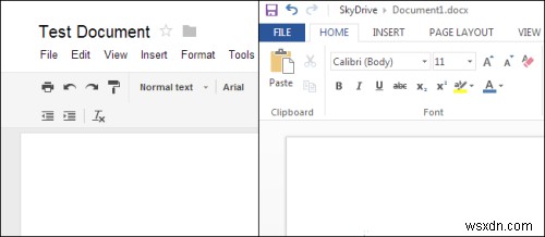 GoogleドキュメントとMicrosoftWordOnline：どちらが優れていますか？ 