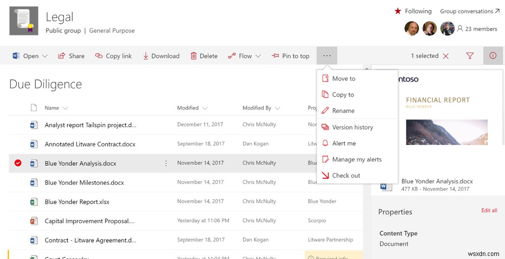 Office 365、SharePoint、OneDrive間でファイルを移動する方法 