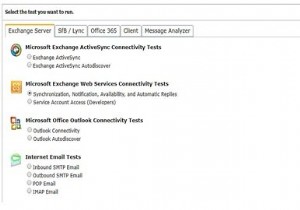 Microsoft Remote Connectivity Analyzer：Office365アプリとサービスの問題のトラブルシューティング 