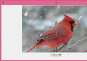 Tkinterでキャンバスアイテムを表示・非表示にする方法