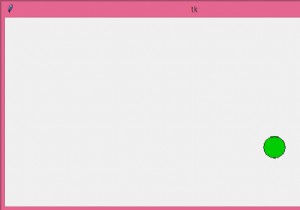 TkinterCanvasでボールを動かす 