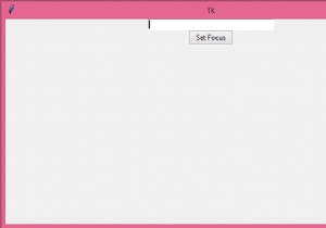 Tkinterのfocusメソッドとfocus_setメソッドの違いは何ですか？ 