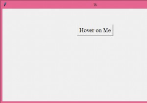 ボタンホバーを作成してTkinterの背景色を変更するにはどうすればよいですか？ 