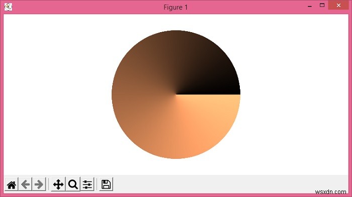 Python / Matplotlibを使用して、カラーマップに基づいて極色ホイールをプロットします 