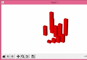 Matplotlibで軸のない3Dバーをプロットする 