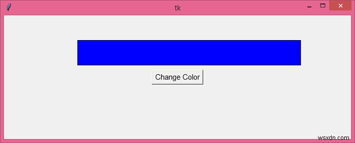 クリック時にTkinterの長方形の色を変更する 