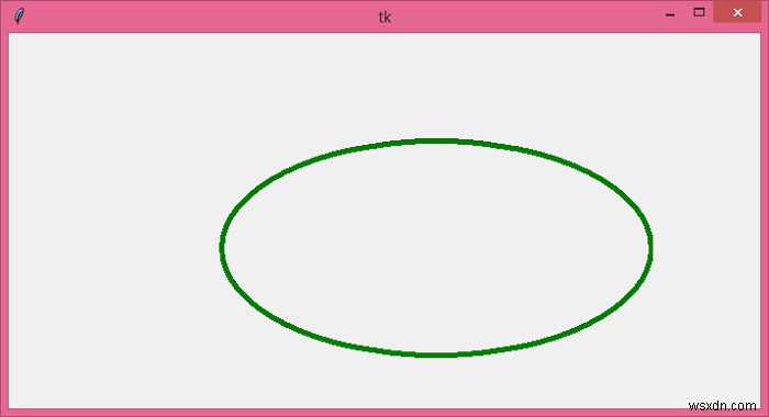 Tkinterキャンバス上のシェイプのアウトラインの太さを変更するにはどうすればよいですか？ 