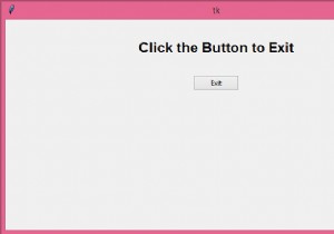 Tkinterキャンバスにボタンを作成するにはどうすればよいですか？ 