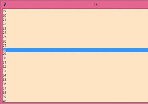 Tkinterのウィンドウではなく、リストボックスにスクロールバーをアタッチします 