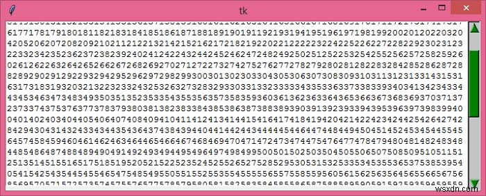 Tkinterでのスクロールバーの外観の変更（ttkスタイルを使用） 