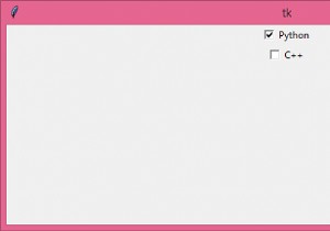 Python Tkinterのチェックボックスから入力を取得するにはどうすればよいですか？ 