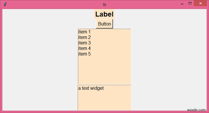 Tkinterのすべてのウィジェットのデフォルトフォントを変更する 