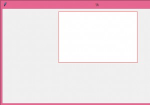 Tkinterキャンバスの長方形の輪郭を色付けする方法は？ 