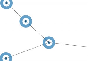 Pythonでnetworkxグラフを再形成する方法は？ 