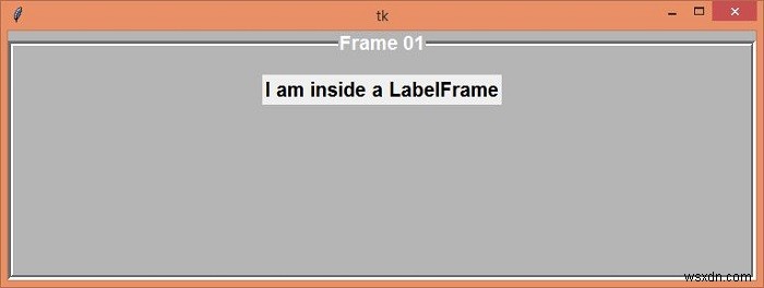 PythonTkinterでLabelframeのスタイルを設定する 