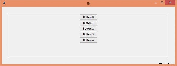 PythonのforループでTkinterボタンを作成するにはどうすればよいですか？ 
